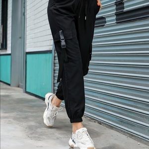 Black cargo like pants